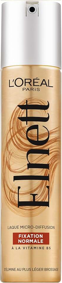 L'Oréal Paris - Elnett Satin - 200 ml - laque fixation normale, tenue 24H, vitamine B5