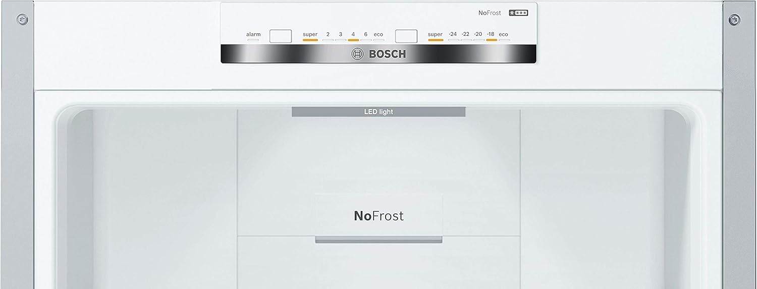 Bosch - KGN36VLED Série 4 - 186x60 cm - 326L - inox, KGN36VLED