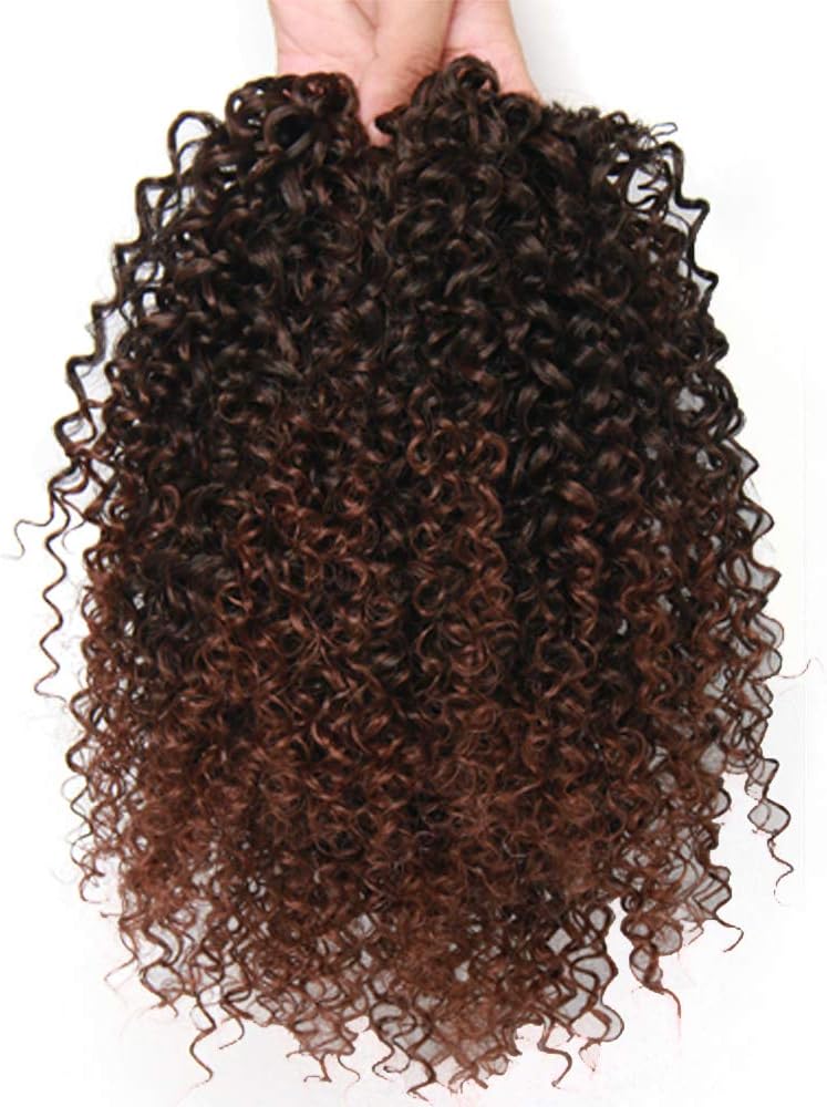 Extension de queue de cheval - bouclée courte - 12 pouces - couleur 1B/33#