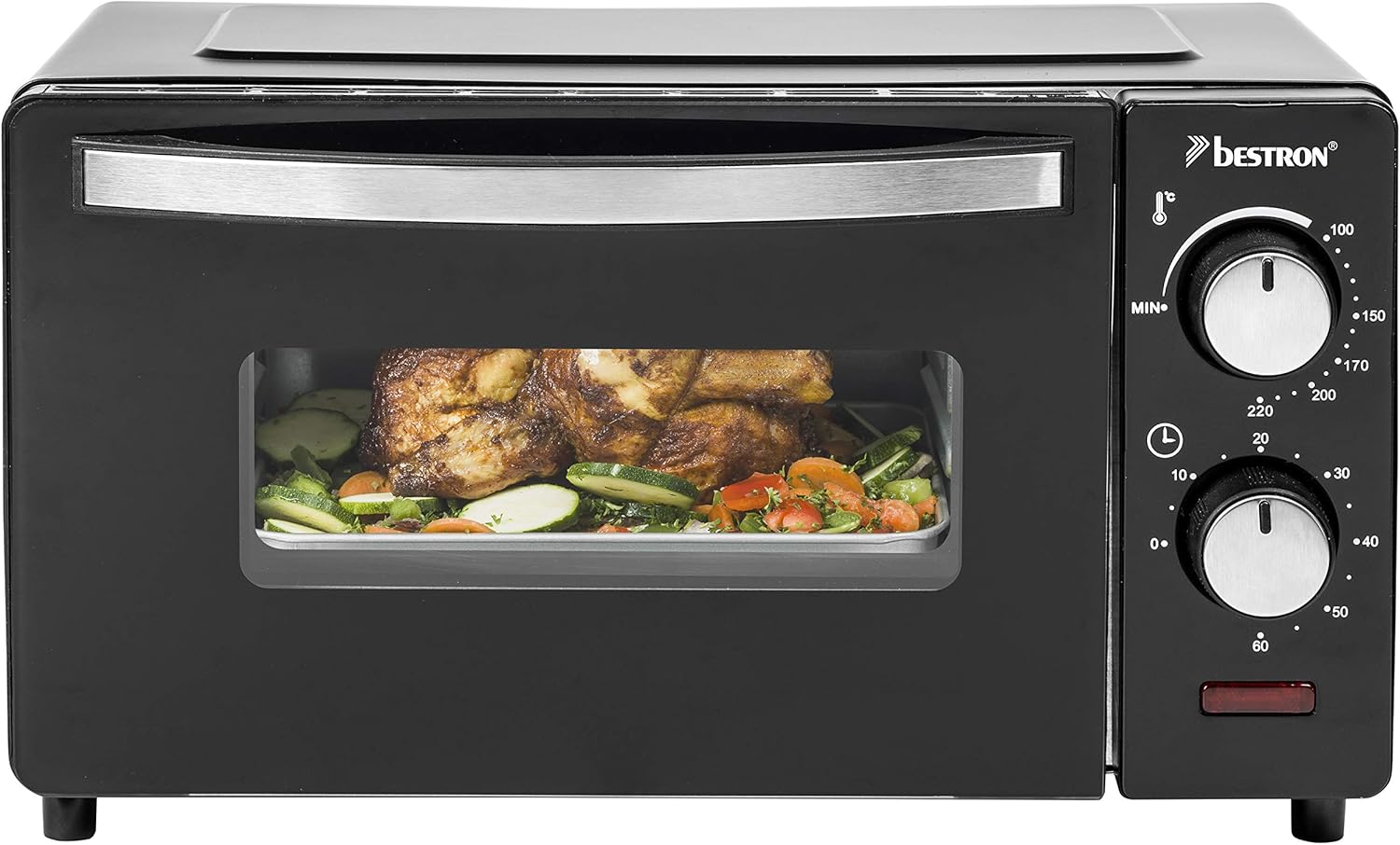 Bestron - mini four compact - 9L, 800W, chaleur supérieure/inférieure