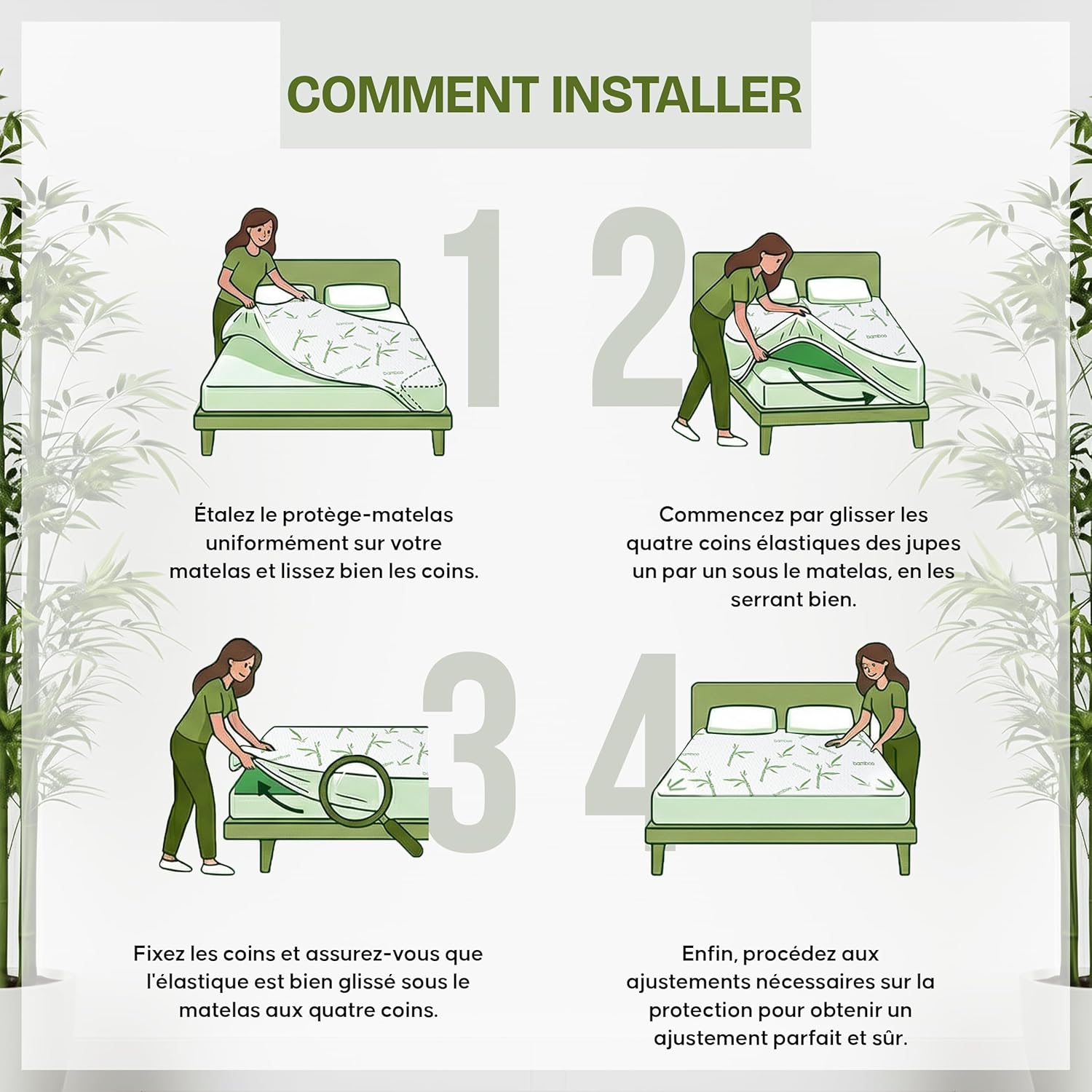 Utopia Bedding - Protège-matelas Premium - 90x200x30 cm - Imperméable, respirant, Oeko-Tex