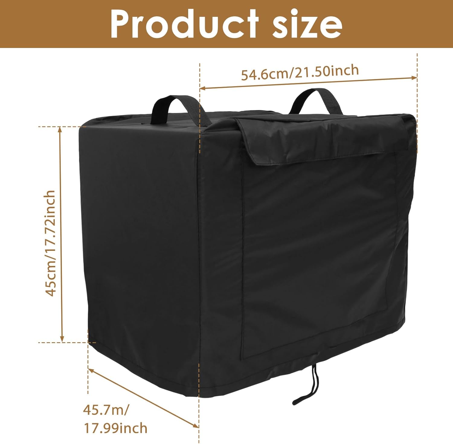 Housse de trancheuse universelle - 54,6x45,7x45 cm - Oxford 420D étanche et résistante