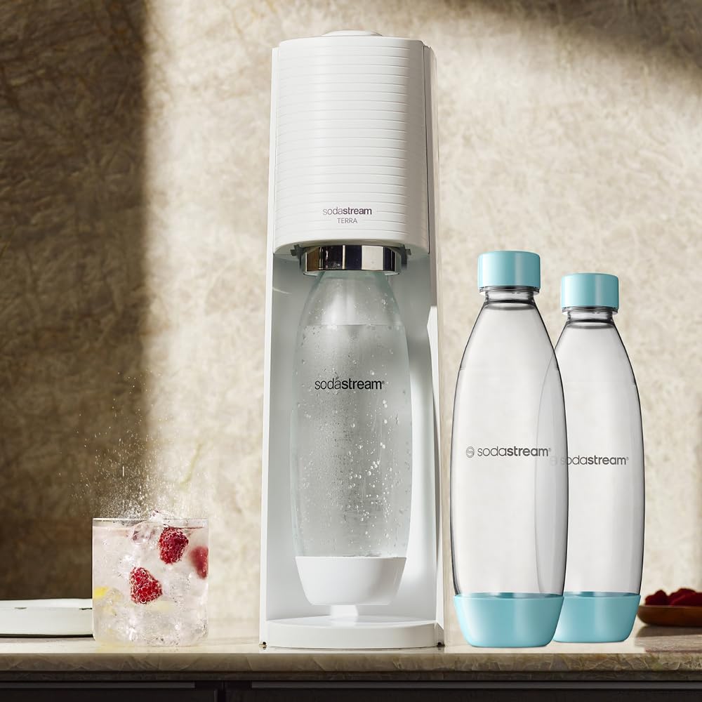 Sodastream - Duo/Terra/ET-Terra/Art/Gaia - 2x1L - bouteilles lavables, bleu