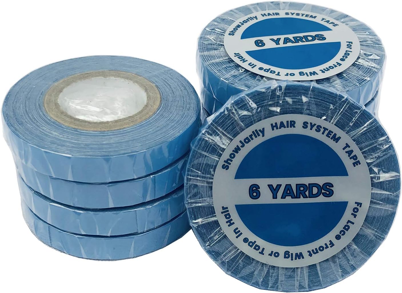 ShowJarlly - ruban Lace Front Support - 0.8cm x 6 yards - double face adhésif cheveux