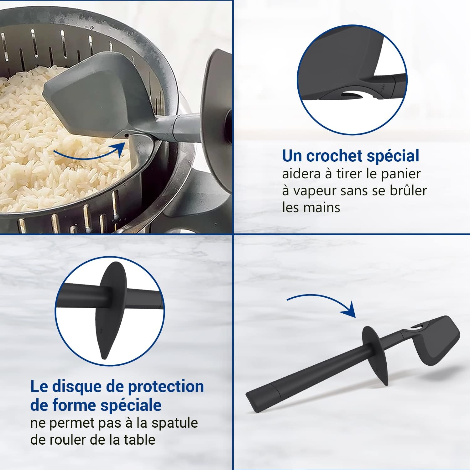 Vioks - Spatule rotative pour Thermomix TM31/TM5 - Accessoire cuisine - TM31/TM5