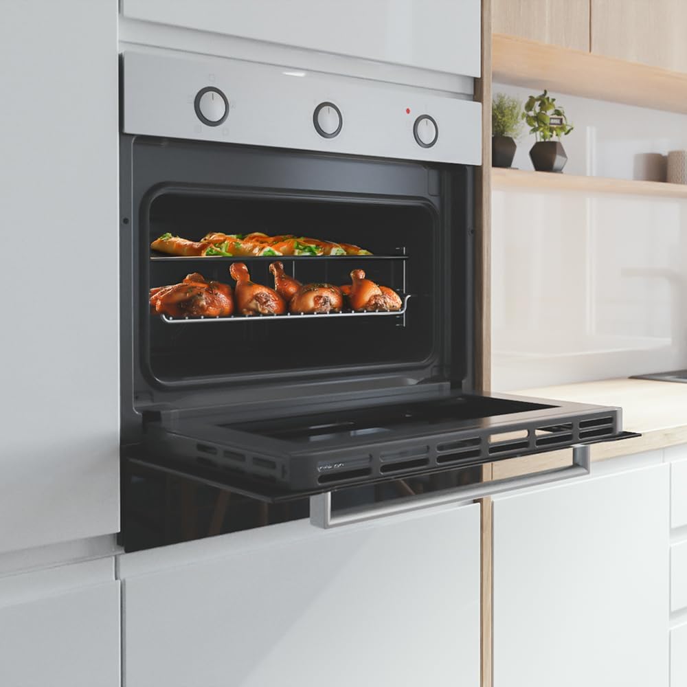 Cecotec - Four encastrable Bolero Hexa - 45 cm - 56L, 2600W, Inox, 4 fonctions, A, C134500