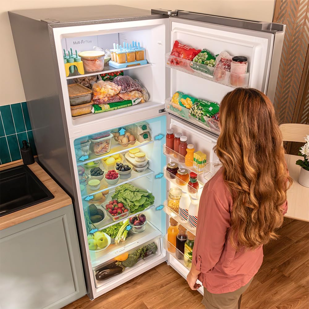 Cecotec - Bolero CoolMarket 2D - 465L, No Frost, écran inox, alarme - 2D 465 NF