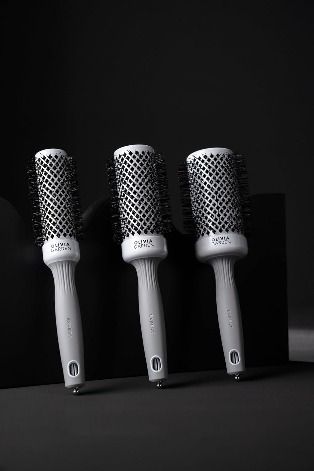 Olivia Garden - Expert Blowout Shine - ronde céramique antistatique pour brushing sans frisottis