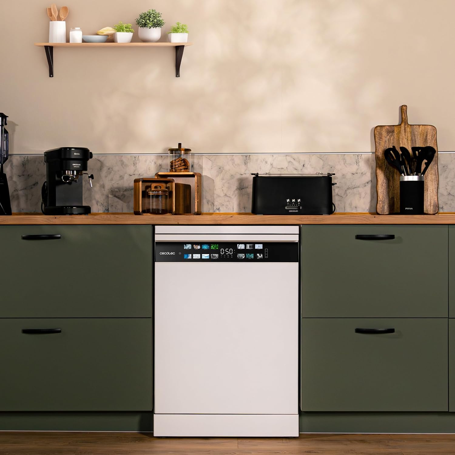 Cecotec - Bolero série Aguazero - 60cm - 15 couverts, Inverter, Turbo Dry, 6700B