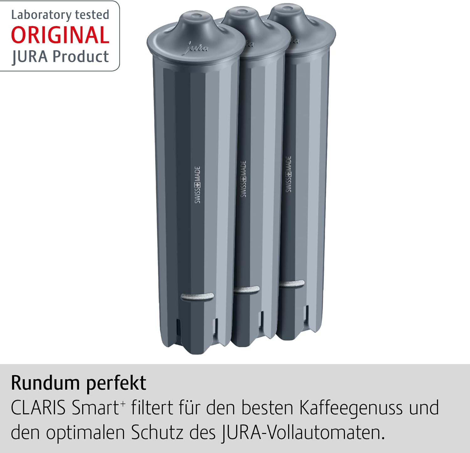 JURA - Claris Smart+ - Lot de 3 filtres - Filtration intelligente 24233