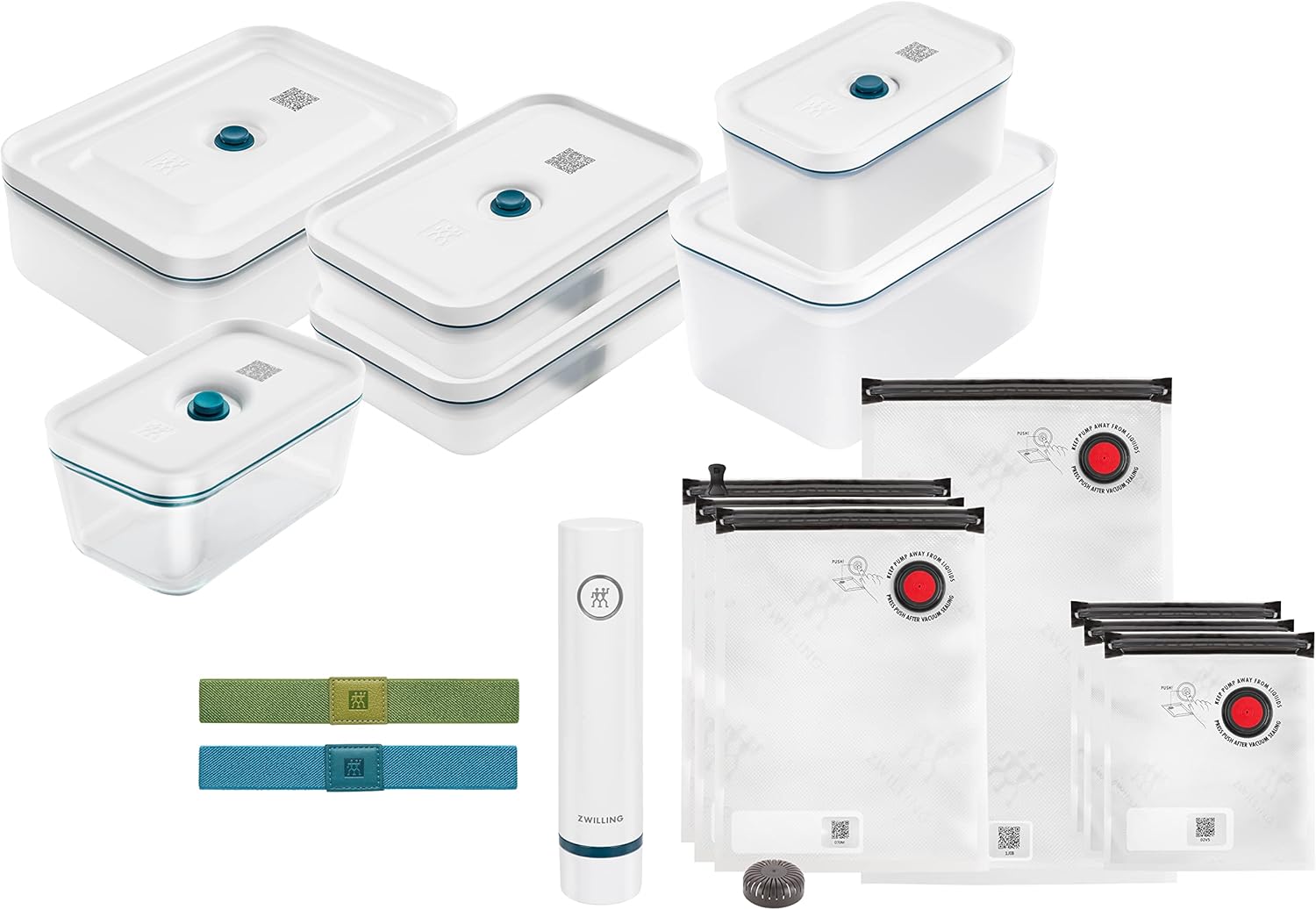 ZWILLING - Kit Fresh & Save - plastique, 16 pièces, stockage La Mer