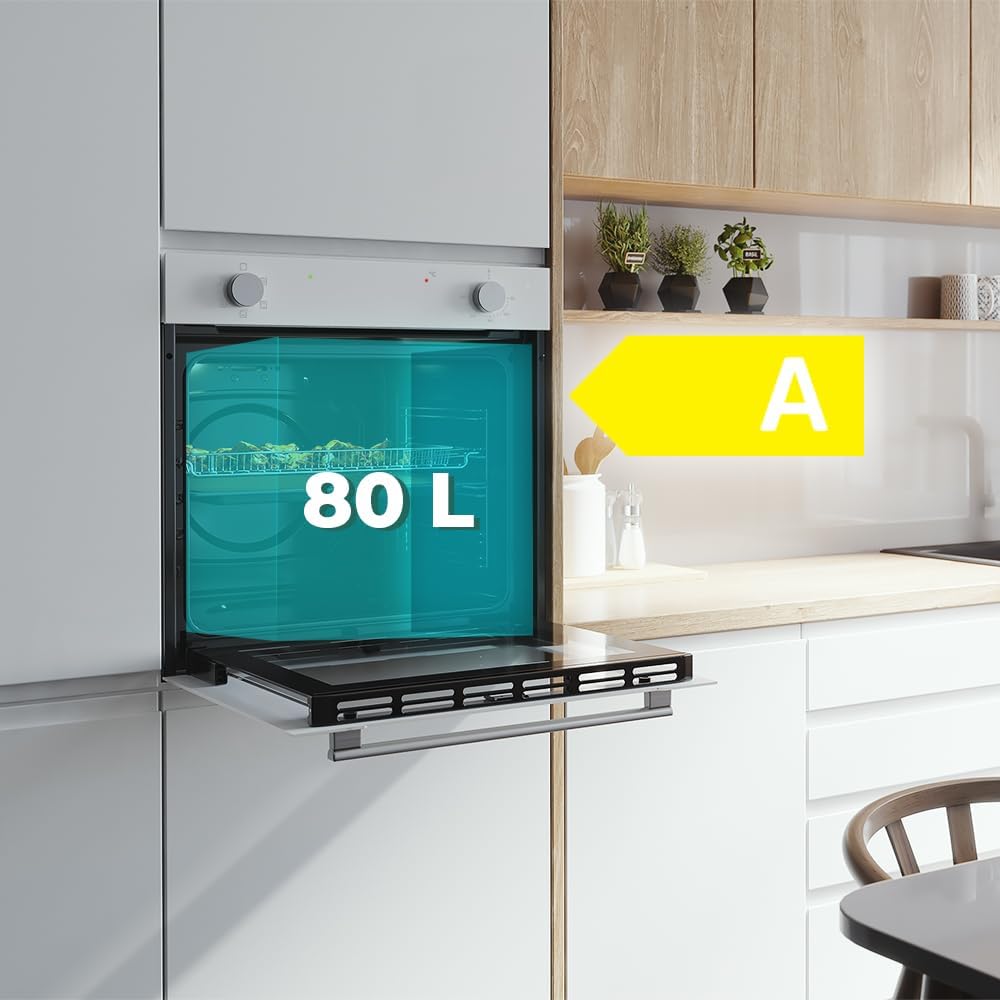 Cecotec - Four intégrable Bolero Hexa - 80L, 2800W, Steam Assist, C126400