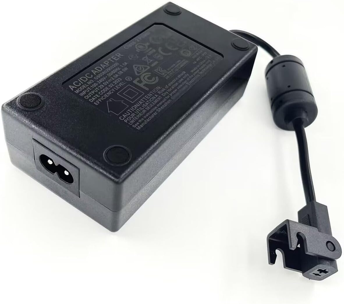 Adaptateur secteur fauteuil inclinable 29V 2A, câble inclus HWX