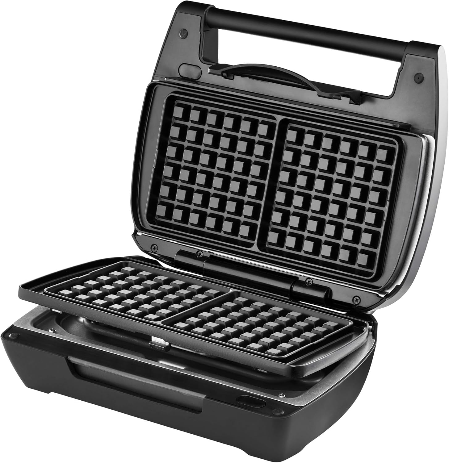 LAGRANGE - Gaufrier Mini Maxi - 120x120mm - 900W, multifonction, plaques interchangeables, 028462