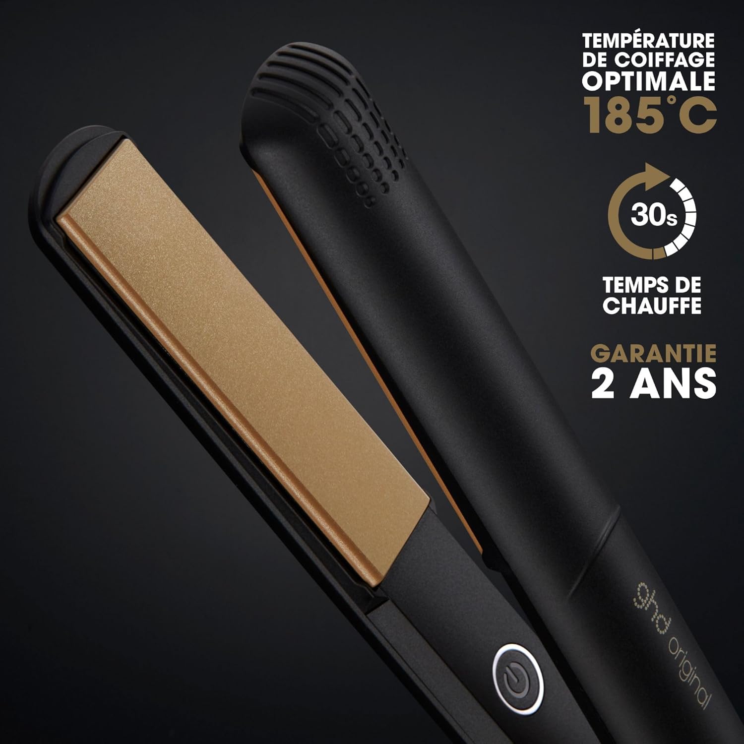 ghd - Lisseur Original - design arrondi, lissage sans chaleur extrême