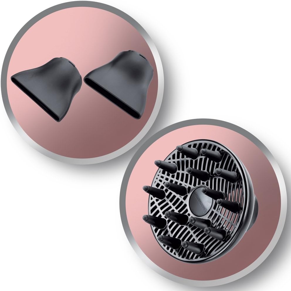 Remington - Keratin Protect - sèche-cheveux 2200W, ionique, céramique, moteur AC, 3 temp., 3 accessoires - AC8820