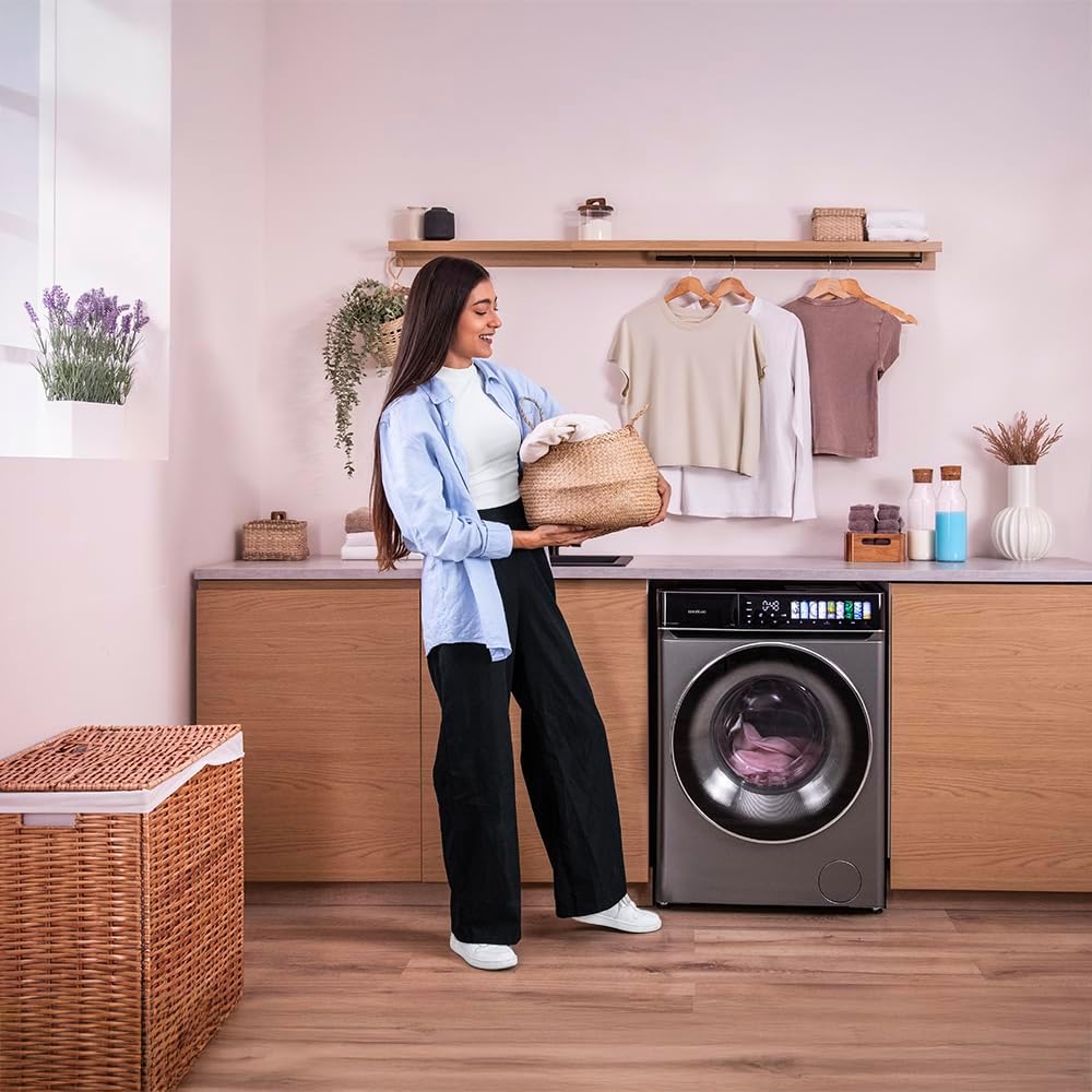 Cecotec - lave-linge série principale - dimensions compactes - programmes rapides et grande capacité