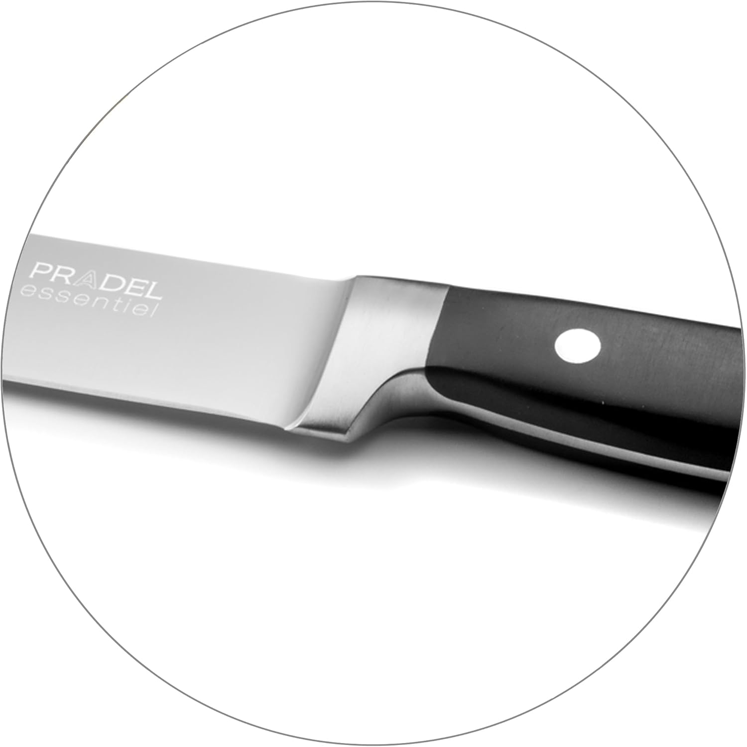 Blason - couteau steak - lame 12,5 cm inox, finition satinée, noir