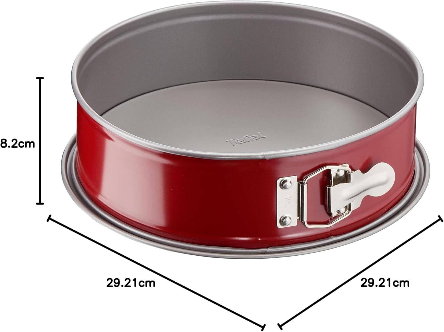 Tefal - moule à charnière Ingenio - 27 cm - revêtement antiadhésif, couleur rouge