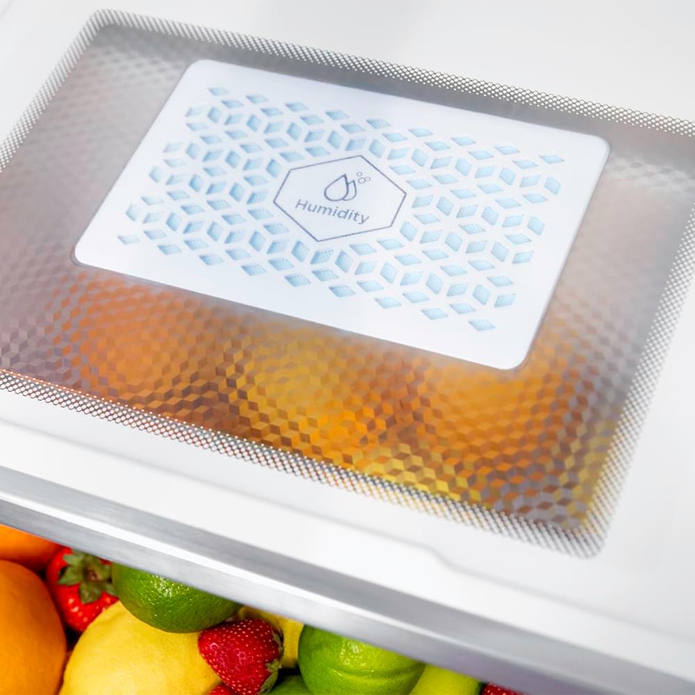 Cecotec - Bolero CoolMarket Combi 356 - 356L inox - No-Frost, Multi Airflow, congélation rapide