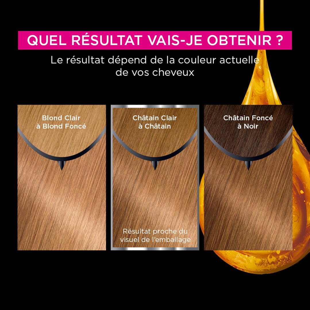 Garnier - Olia - coloration permanente sans ammoniaque, huiles fleurs, blond doré cendré 8.31