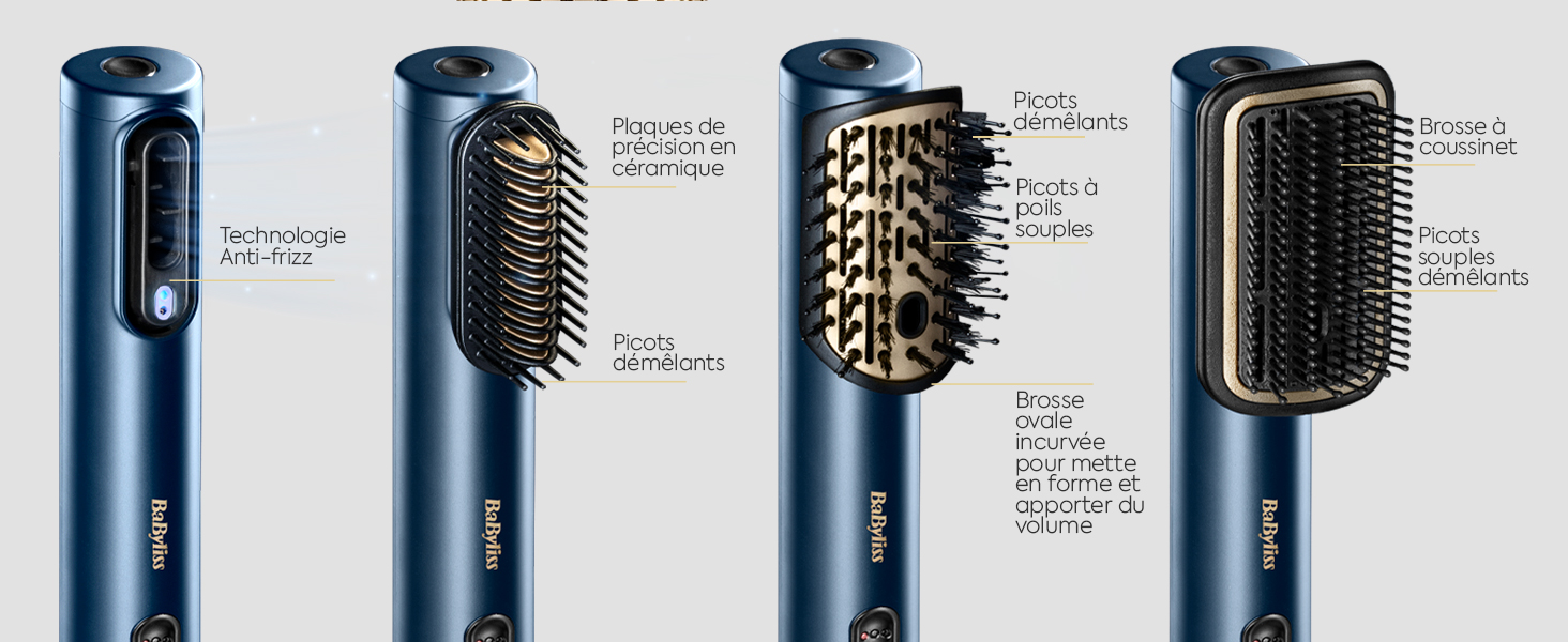 BaByliss, Air Wand, AS6553E, Multi styler 4 en 1, ionique, sèche-cheveux, lisseur, styler, brushing