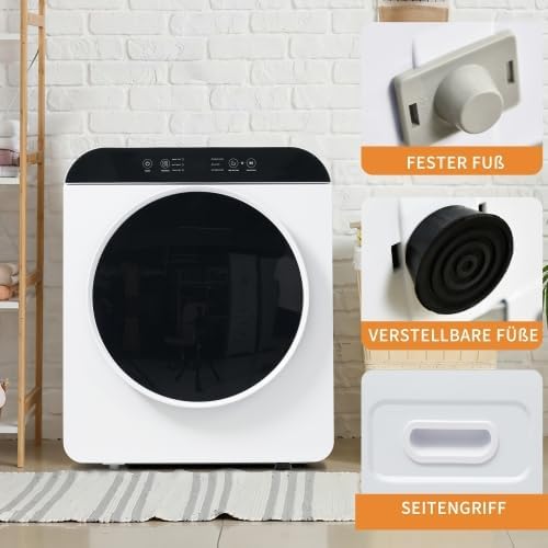 Sèche-linge mural 4,5 kg, 6 programmes, double stérilisation