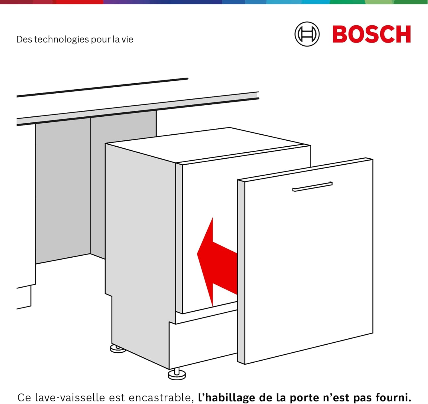 Bosch - Série 4 lave-vaisselle 45 cm encastrable, silence, SPV4EMX24E