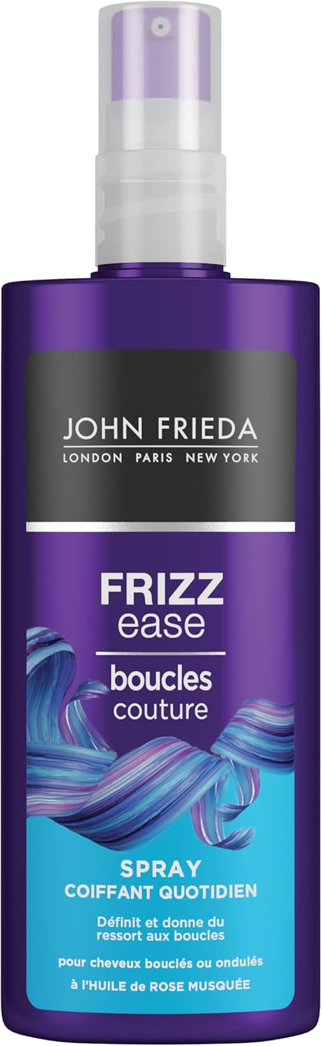 John Frieda - Boucles Couture coffret routine - cheveux bouclés - shampooing, soin démêlant, spray