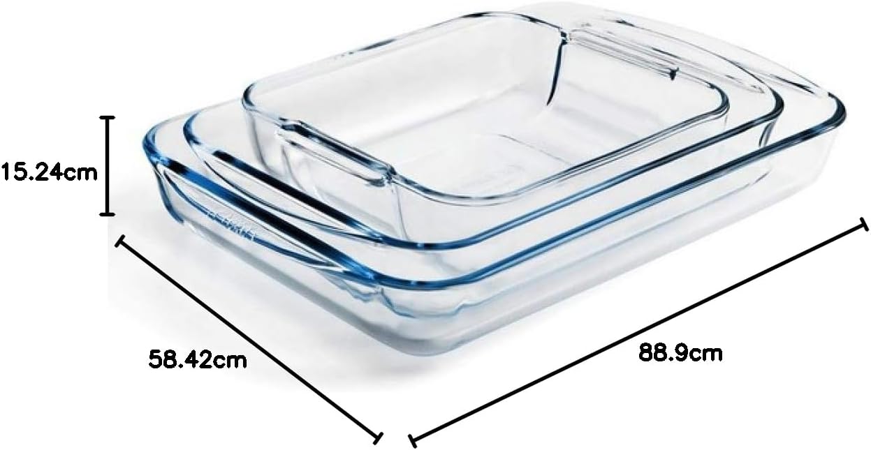 Pyrex - Lasagneforme série 3059019 - rectangulaire - passe four et lave-vaisselle - 3059019