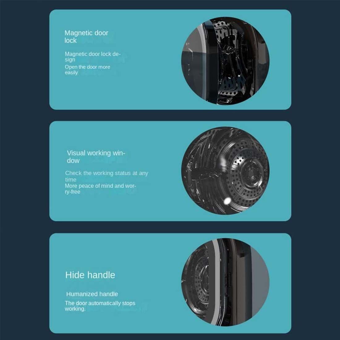 Sèche-linge portable - 0,8kg, 450W, compact 31x39x38cm