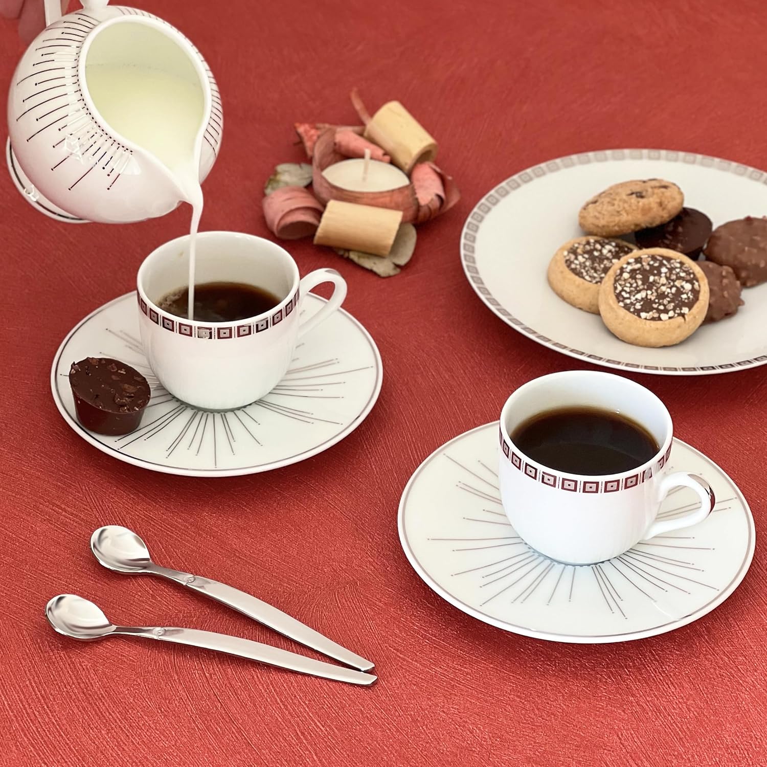 Lou Laguiole - Jet - 114 mm - 6 cuillères inox finition miroir