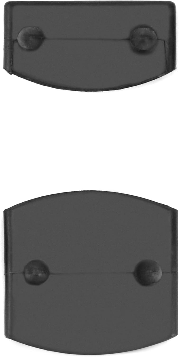 QWORK - 36 pcs capuchons et supports centraux - 5,5x0,9cm - remplacement plastique pour lattes