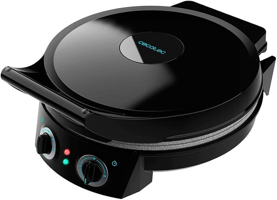 Cecotec - Fun Pizza&Co - Ø31cm - 1800W, grill, timer 30min, rockstone, plaques 180°