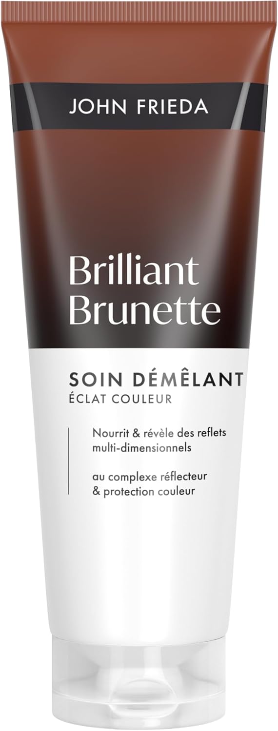 John Frieda - Brilliant Brunette Soin Démêlant - 250ml - soin éclat, démêlant cheveux, protection couleur
