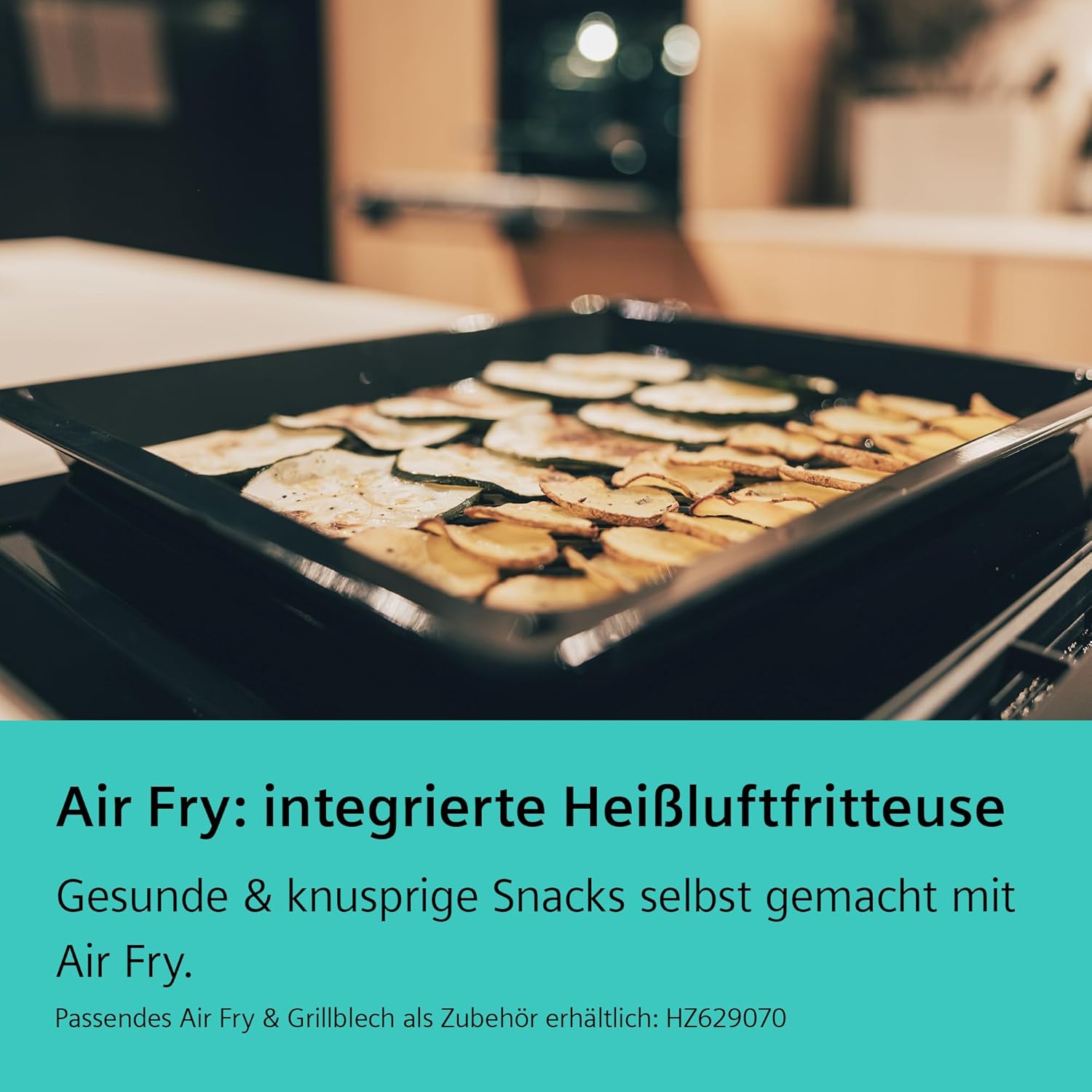 Siemens - four encastrable iQ700 - 60x60 cm - auto-nettoyage, Air Fry, écran tactile, HB734G1B1