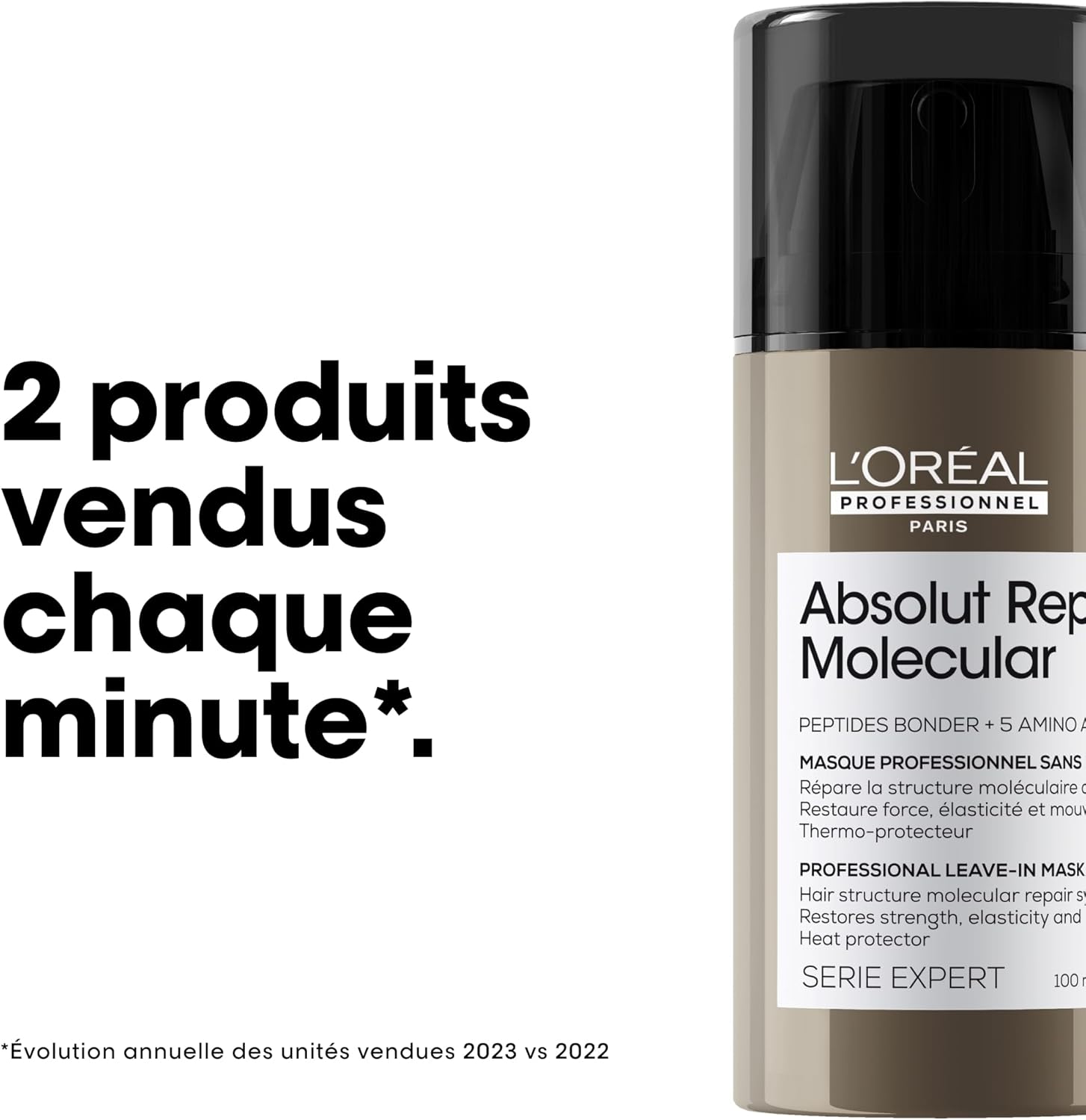 L'Oréal Professionnel - Absolut Repair Molecular - routine réparatrice cheveux abîmés, nourrissant et renforçant