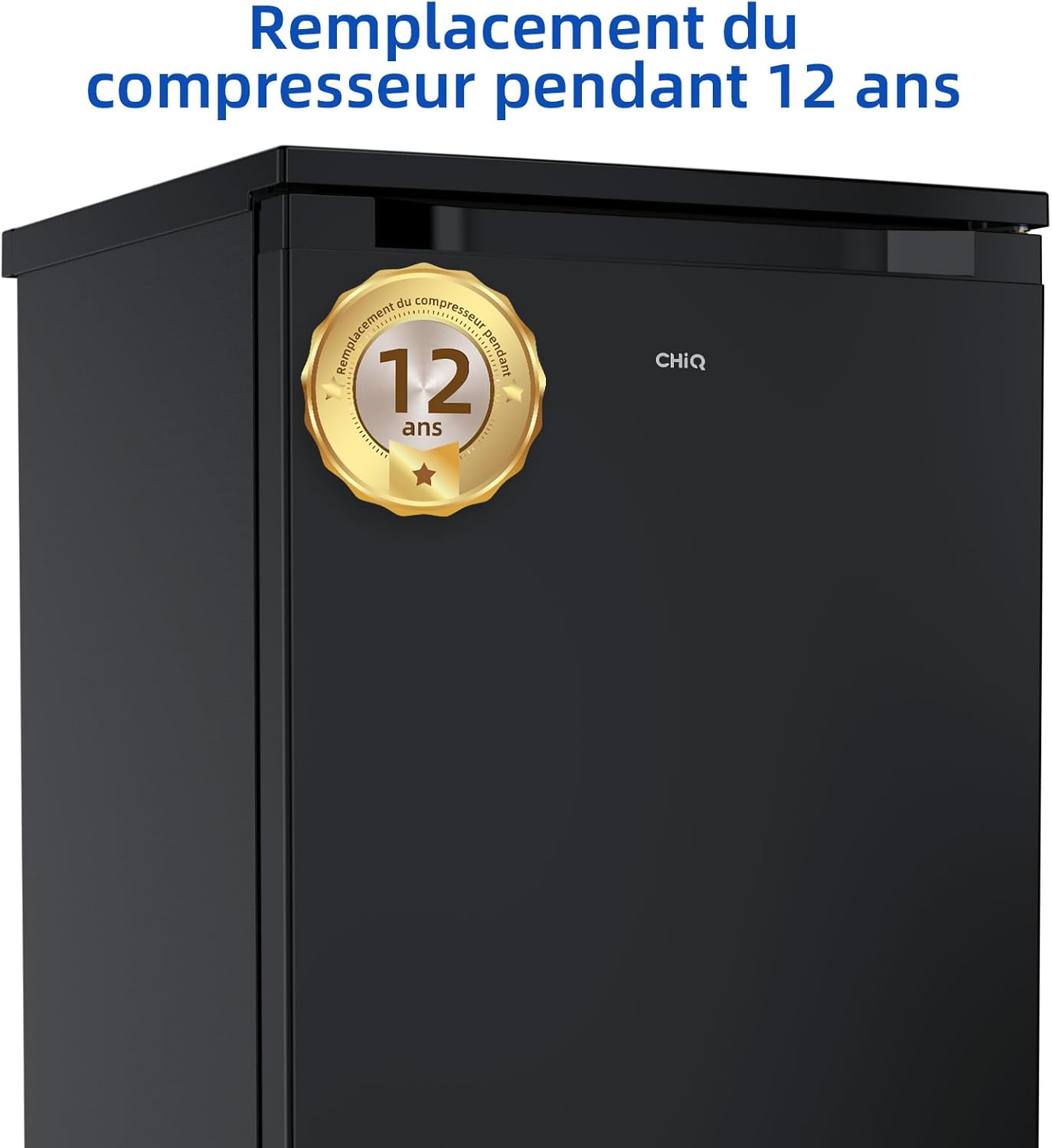 CHIQ - Réfrigérateur congélateur série 107L - silencieux, porte réversible, classe D