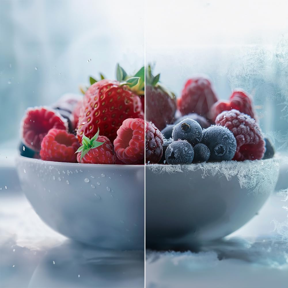 Cecotec - Bolero CoolMarket Combi 356 - 356L inox - No-Frost, Multi Airflow, congélation rapide