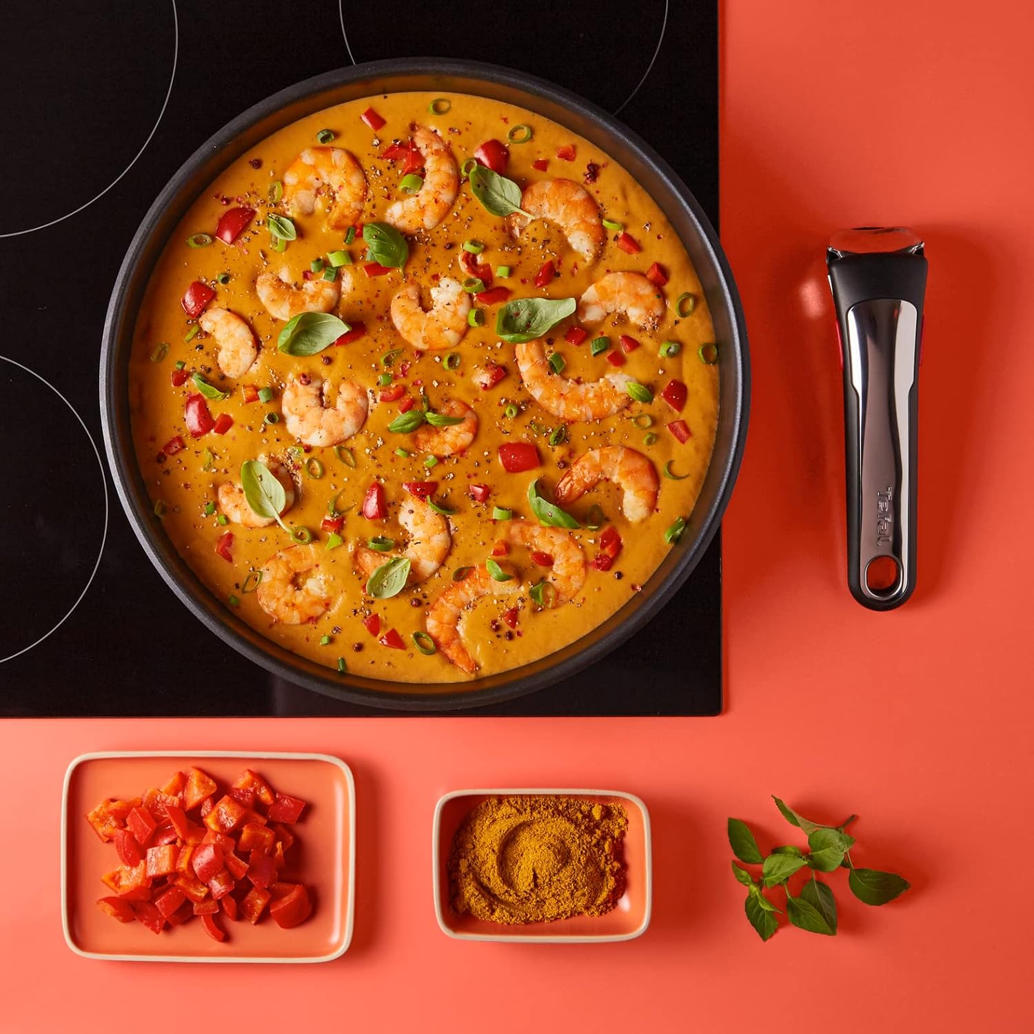 Tefal - Ingenio Preference - poêle 28 cm - inox, induction, empilable, L9720602