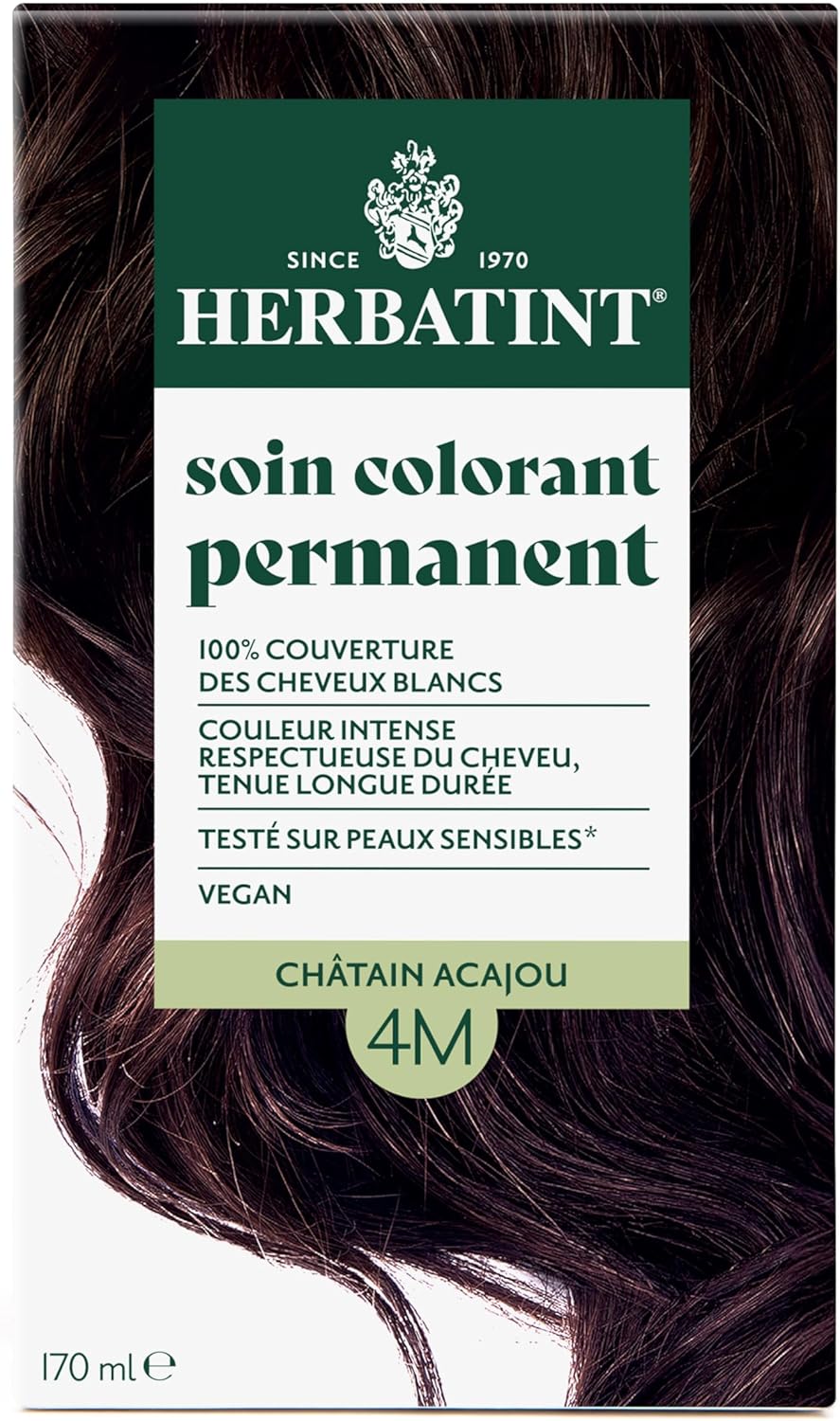 Herbatint - Soin Colorant Permanent - 170ml - Sans ammoniaque, 100% blanc, testé peaux sensibles
