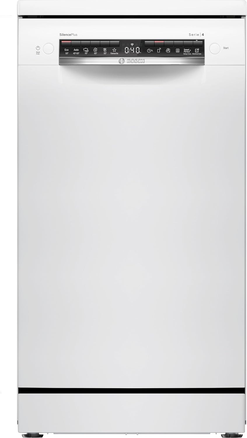 Bosch - SPS4EMW24E Série 4 - 45 cm - lave-vaisselle pose libre blanc