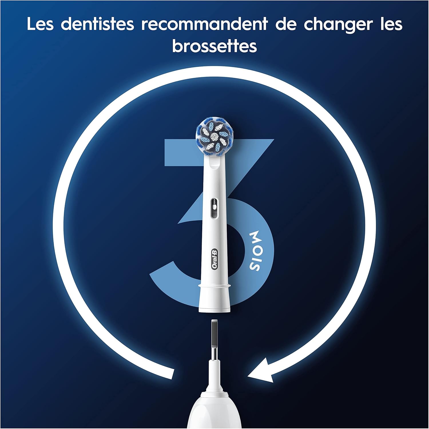 Oral-B - Pro Sensitive Clean - 10 brossettes - brins ultra doux, embouts pour Oral-B Pro