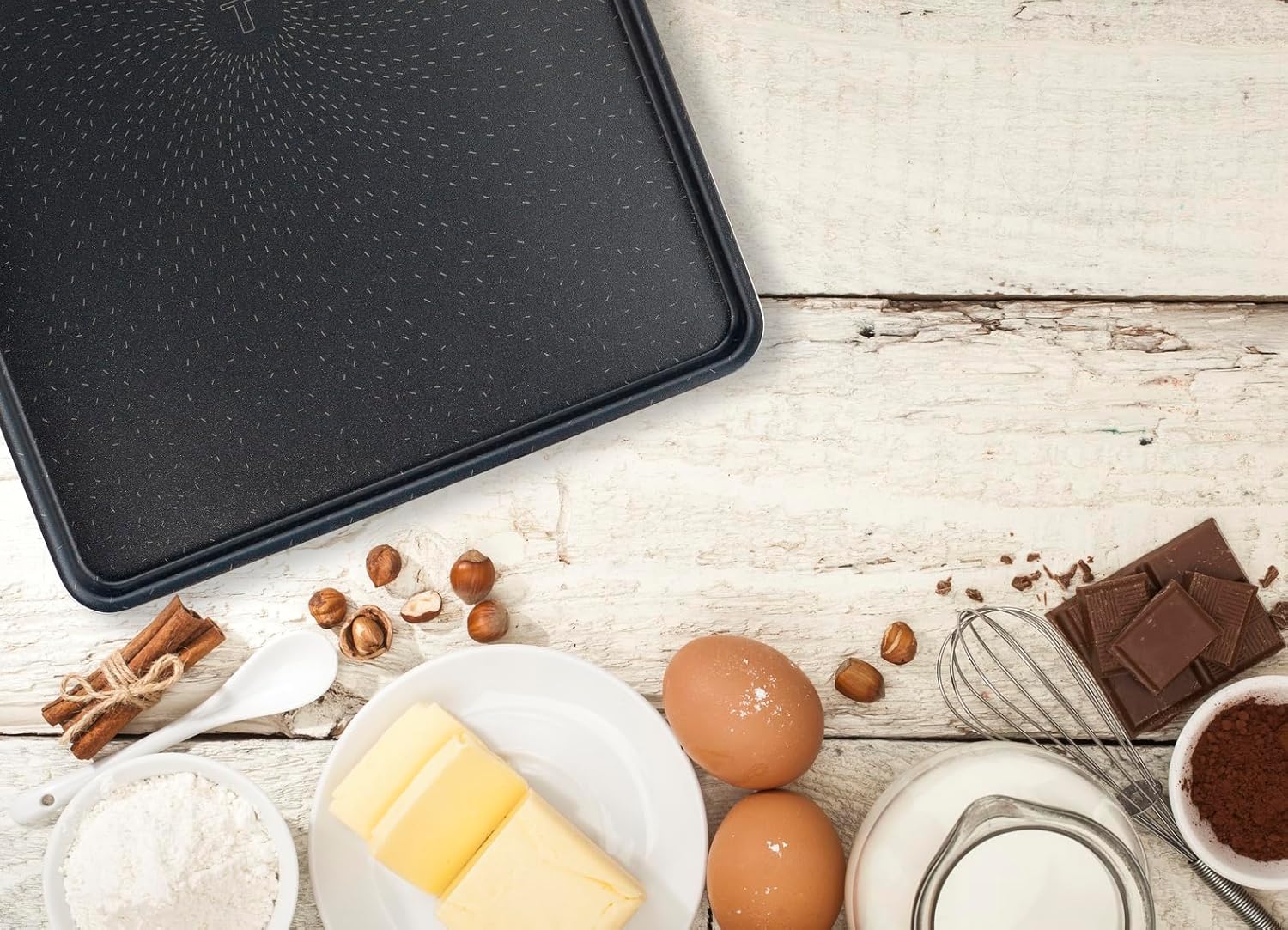 Tefal - Success - 38x28 cm - Plaque à pâtisserie antiadhésive, aluminium recyclé, fabrication française J5547002