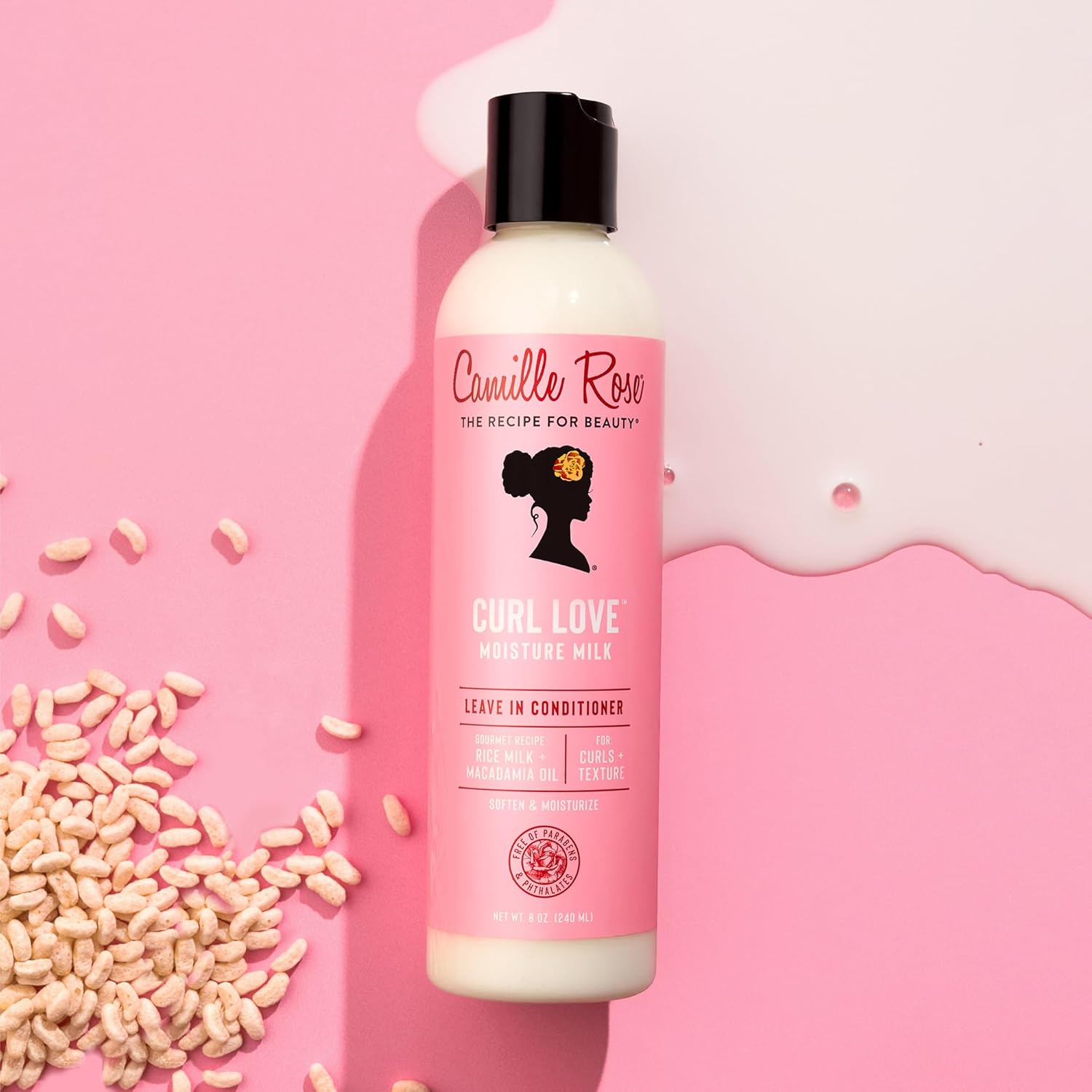 Camille Rose - Curl Love lait hydratant - 240 ml - soin cheveux bouclés