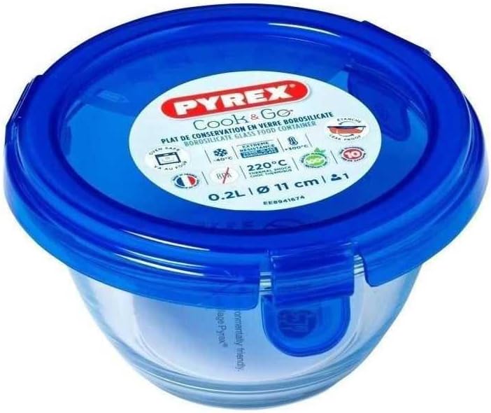 Pyrex - Cook & Go - 0,2 L/11 cm - Ronde, verre, cuisson et transport