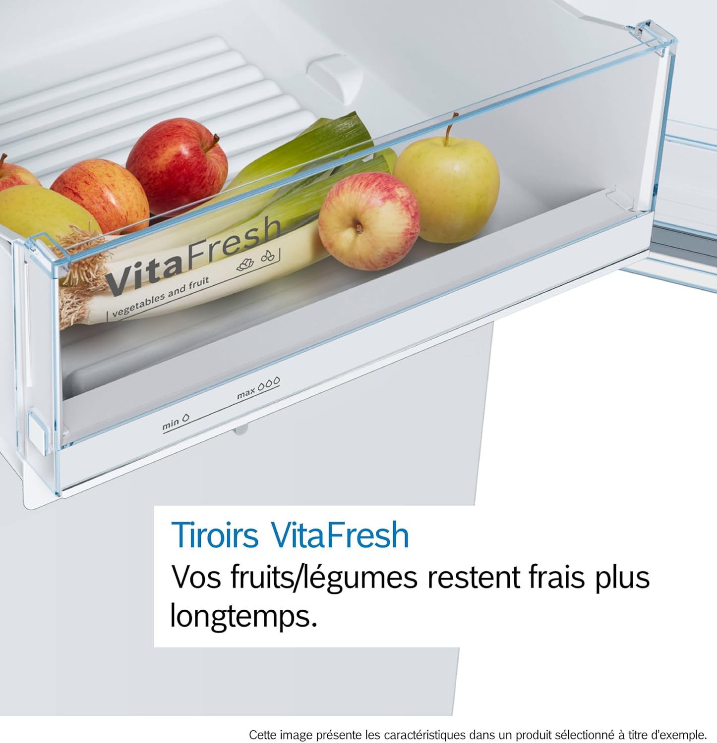 Bosch - réfrigérateur combiné Série 4 - 288L inox, 60x176cm, froid brassé - KGV33VLEAS