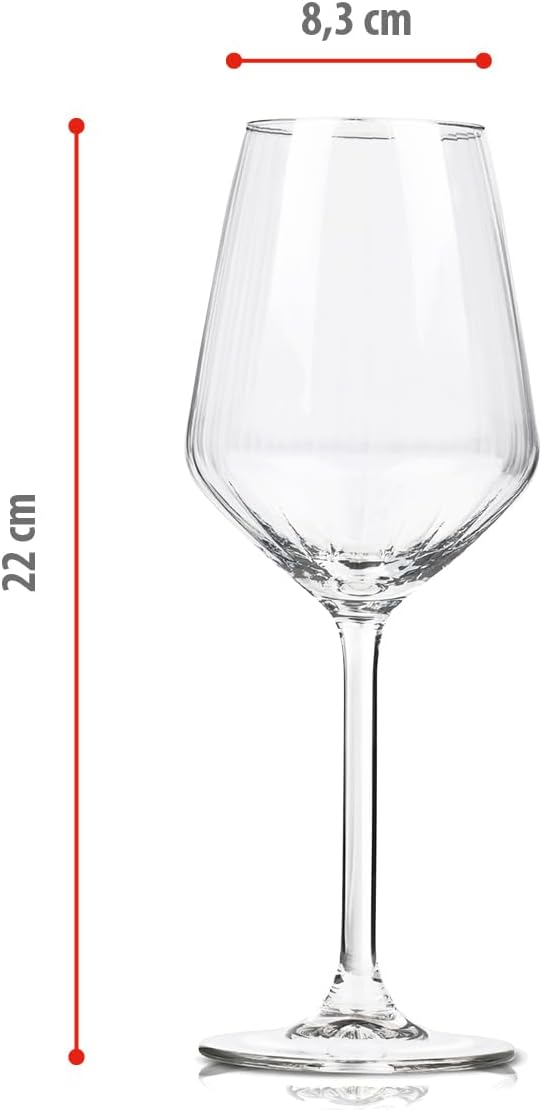 alpina - Verrerie 4 pièces - flûtes à champagne 210ml - Compatible lave-vaisselle