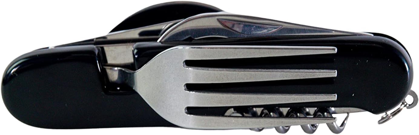 Pradel - Excellence Evasion - couteau 7,5 cm - multifonction ABS noir