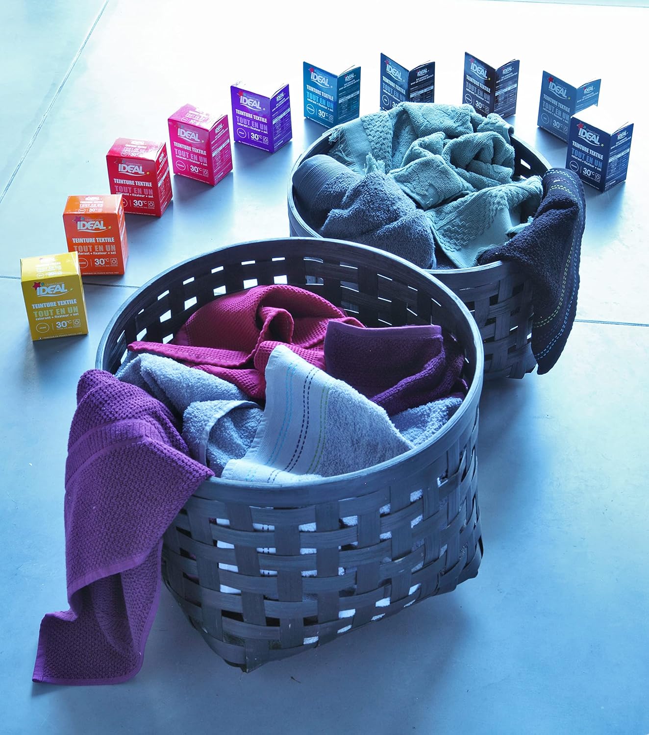 IDEAL - Kit Teinture Mini Violet - 230g - Textile longue tenue, dès 30°C